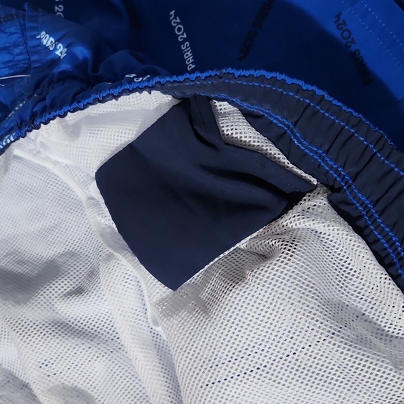 Paris 2024 Blue Swim Shorts XXL Official Olympic Merchandise Pockets - Picture 7 of 7